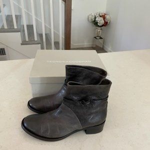 Georgina Goodman Grey Biker Boots. 40 EU